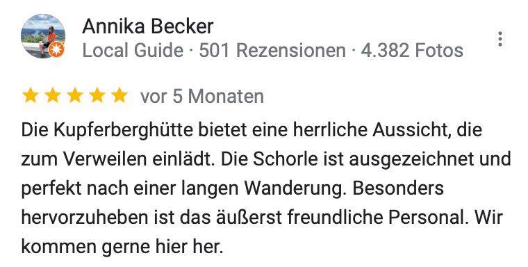 Google Rezension